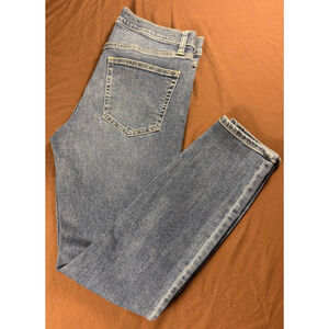 Women's GAP Blue True Skinny Mid Rise Jeans Size 6 EUC